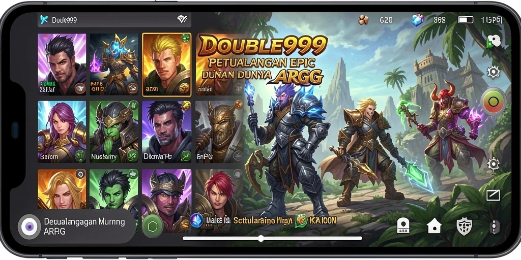 Screenshot utama gameplay ARPG yang intens dan mendebarkan.