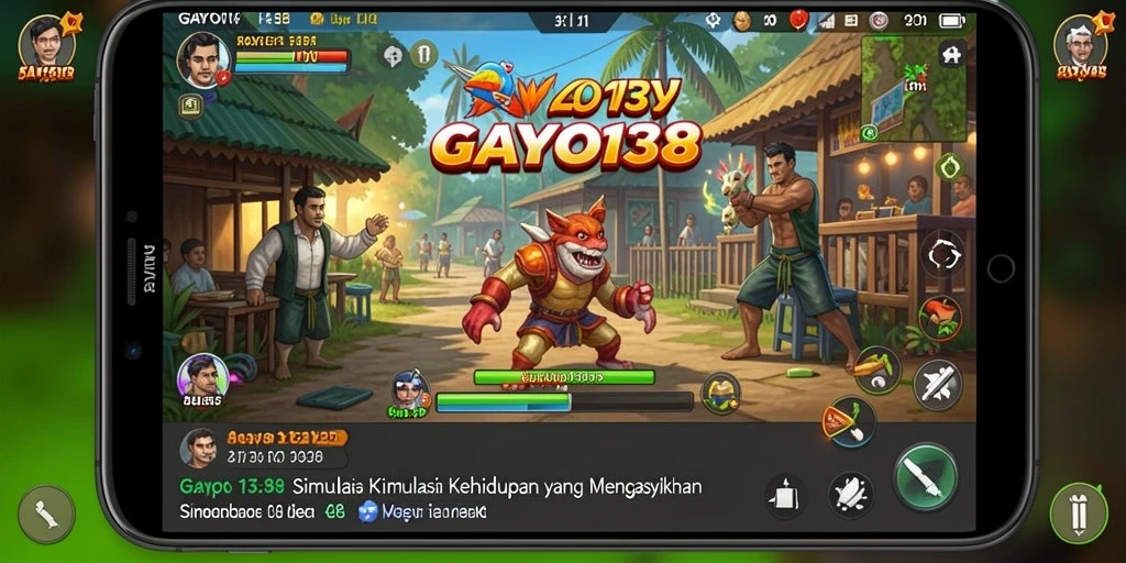 Tangkapan layar GAYO138 menampilkan gameplay simulasi yang menarik dan interaktif.