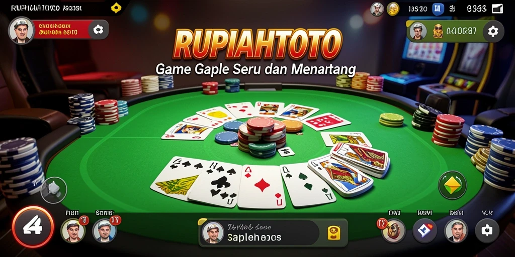 Tampilan gameplay seru dan interaktif dari RUPIAHTOTO.